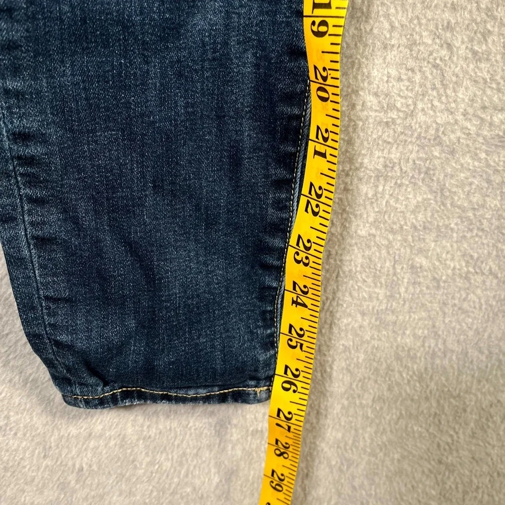 American Eagle‎ Outfitters Skinny Jeans Womens 8 Blue Denim Cotton Distressed